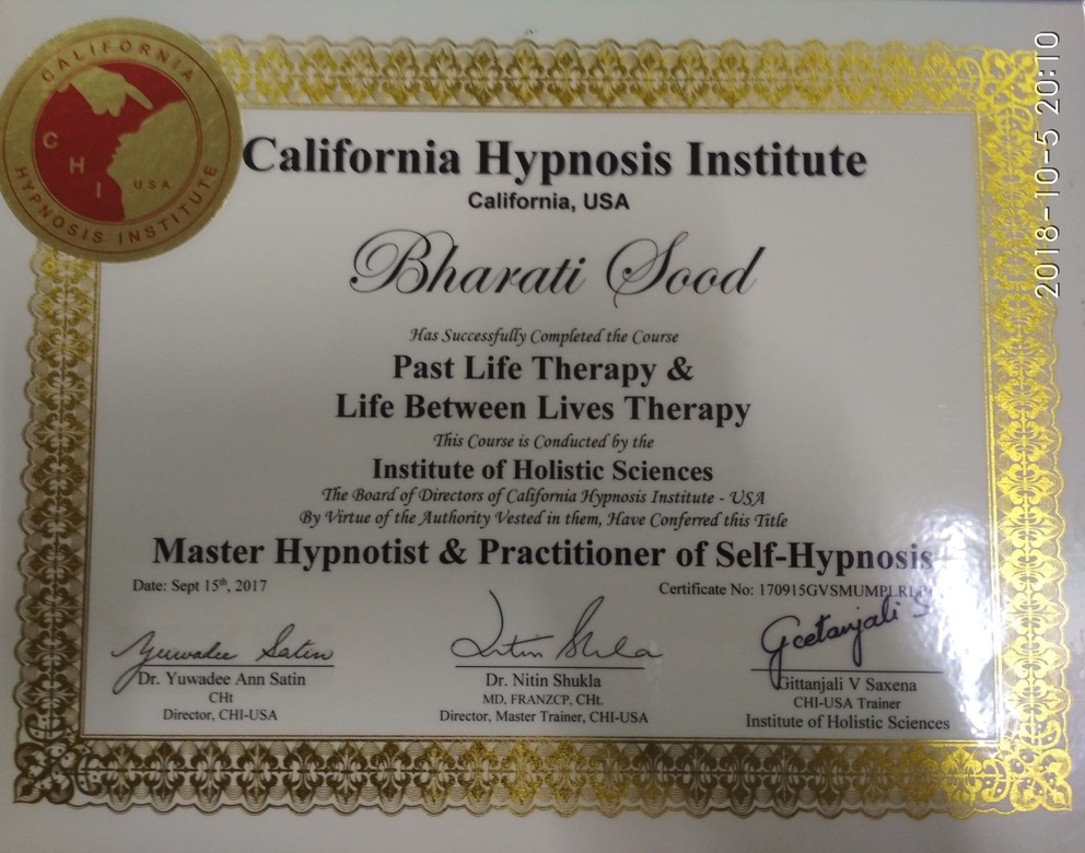 Past Life Therapy Certification